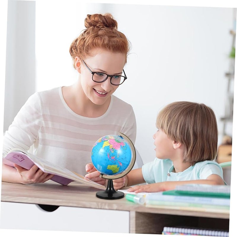 Rotating World Globe For Educational Geography Learning And Home Decor - Image 4